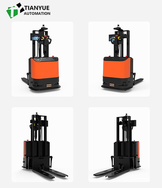 Intelligent Unmanned Forklift with 1500 Kg Load Capacity, Differential Drive, and Lithium Iron Phosphate Battery for Heavy Duty Material Handling