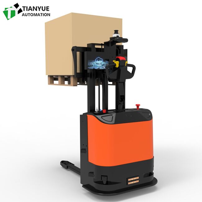 Intelligent Unmanned Forklift with 1500 Kg Load Capacity, Differential Drive, and Lithium Iron Phosphate Battery for Heavy Duty Material Handling