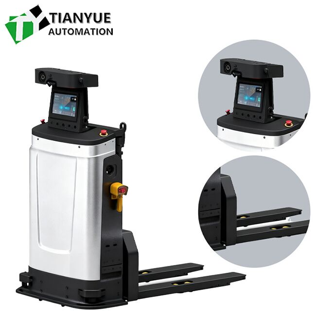 Intelligent Unmanned Forklift with 1400 Kg Load Capacity 2 Hours Fast Charging and Customizable Dimensions for Heavy Duty Operations