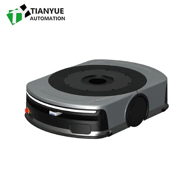 Back Lift AGV Automated Guided Vehicle with 800KG Lift Load Capacity Laser Radar Obstacle Avoidance and Automatic Charging