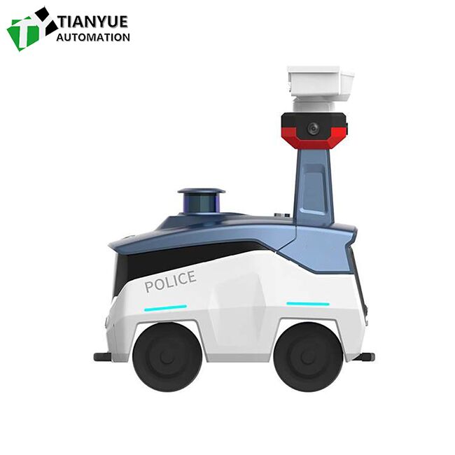 1.6m/s 최대 속도 및 -19°~55° 작동 범위를 갖춘 고강도 금속 합금 UGV 섀시 (실외 자율 이동용)