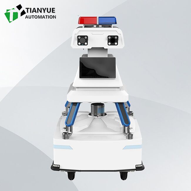 360° Panoramic Dead-Corner-Free Automatic Patrol  Voice-Interactive Security Robot