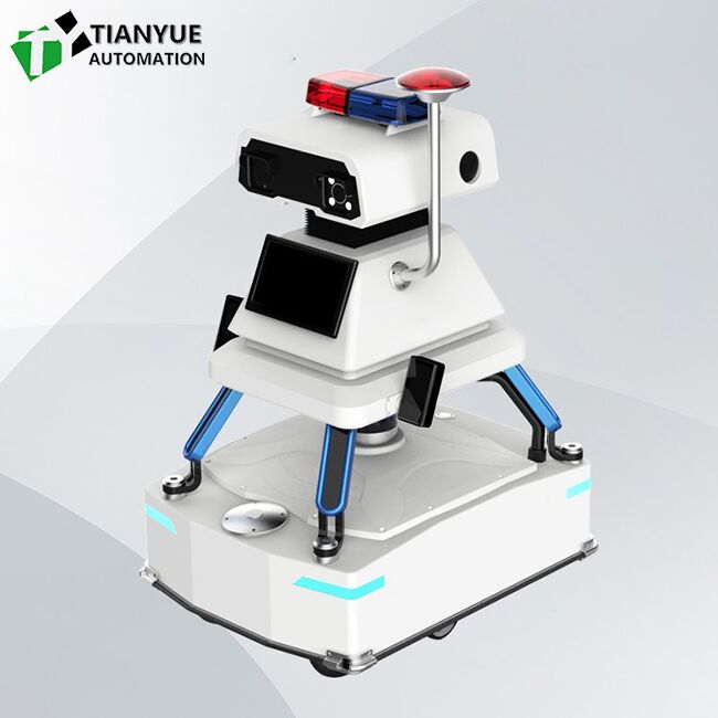 360° Panoramic Dead-Corner-Free Automatic Patrol  Voice-Interactive Security Robot