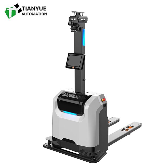 Intelligent Unmanned Forklift with LiDAR and Vision-Based SLAM Navigation, Full Load Climbing Ability 5%, and Accurate Positioning ±10mm/±1°