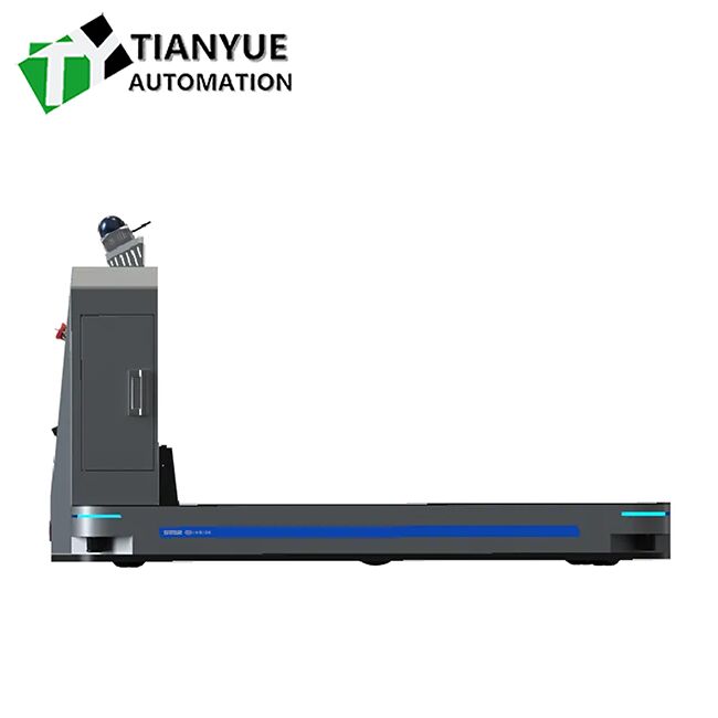 Intelligent Unmanned Forklift with 1000KG Load Capacity and Automatic Docking Charging Featuring Obstacle Detection Emergency Stop