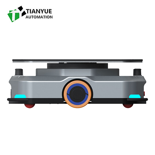 Electromagnetic Brake AGV Automated Guided Vehicle with Lithium Iron Phosphate Battery and ±5mm Movement Accuracy for Warehousing