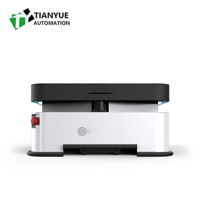 AGV Automated Guided Vehicle with 400 Kg Load Capacity 942Mm Rotational Diameter and Two-Wheel Differential Drive for Warehouse Automation