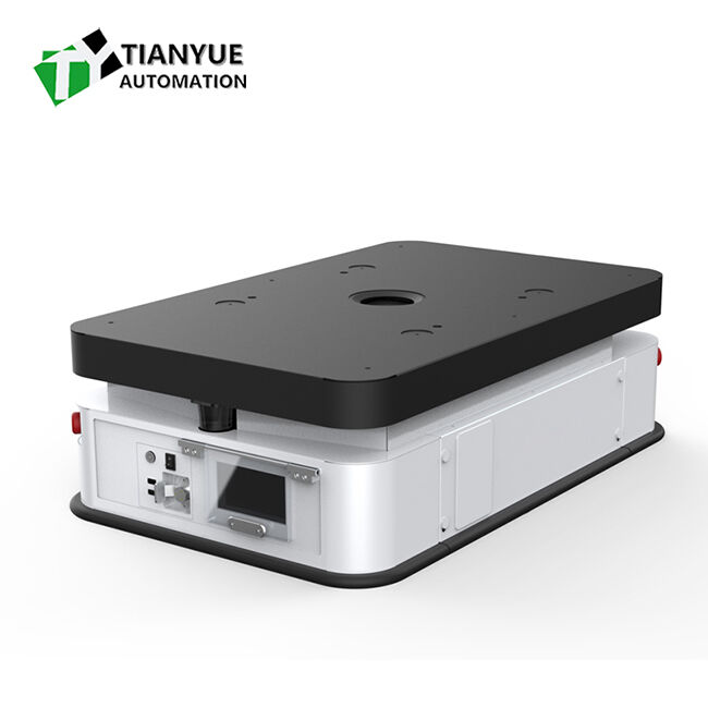 AGV Automated Guided Vehicle with 400 Kg Load Capacity 942Mm Rotational Diameter and Two-Wheel Differential Drive for Warehouse Automation