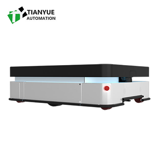 AGV Automated Guided Vehicle with Polyurethane Tyre Material and 1500 Kg Load Capacity for Precise ±10mm Parking Accuracy