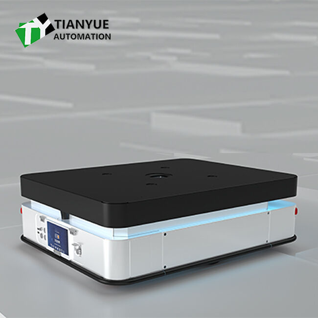 AGV Automated Guided Vehicle with Polyurethane Tyre Material and 1500 Kg Load Capacity for Precise ±10mm Parking Accuracy