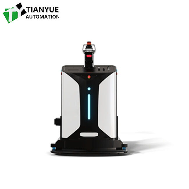 Intelligent Unmanned Forklift with Accurate Positioning ±10mm/±1° and Full Load Hill Climbing Ability 3% for 8 Hours Continuous Operation