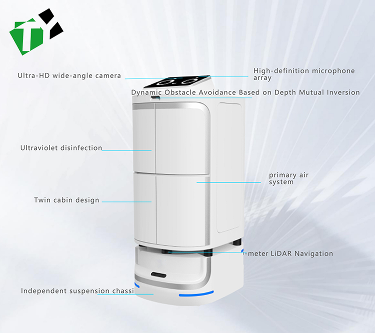 AMR Autonomous Mobile Robot with Lithium Iron Phosphate Battery, Navigation Accuracy ±10mm, and Servo Motor for Efficient Goods Movement