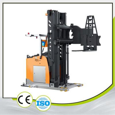 Three Way Fork Mode Automated Guided Vehicle Forklift  Load 1500KG Narrow Lane