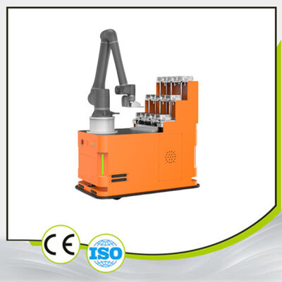 AMR Autonomous Mobile Robot with Six-Axis Robot Hand and 3KG Load for Customizable Industrial Applications