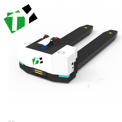 Intelligent Unmanned Forklift with 8 Hours Battery Life and 1m/s Speed for Indoor Warehouses