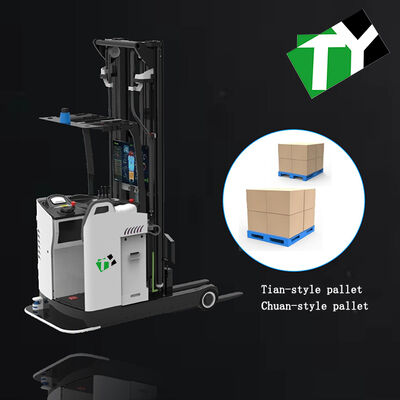 Intelligent Unmanned Forklift with 0º-40º Operating Temperature Wi-Fi And 5G LTE Communication and 8h Endurance Time